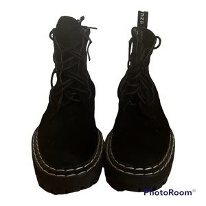 Proenza Schouler - Black Calf Hair Boots